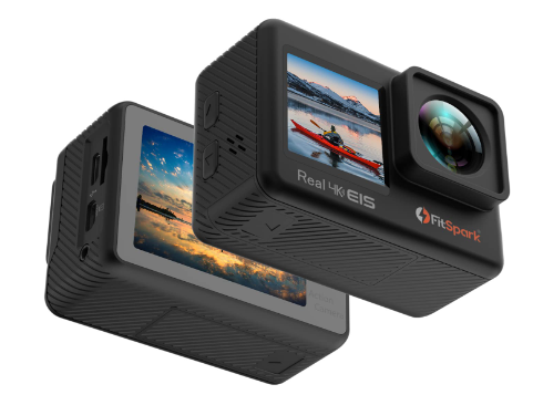 FitSpark Eagle i9 Plus Professional Dual Screen Native 4K 30FPS WiFi Action Camera